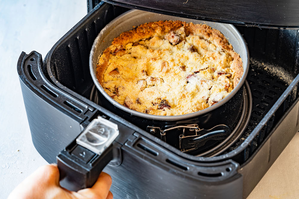 Schneller Apfelkuchen aus der Heißluftfritteuse
