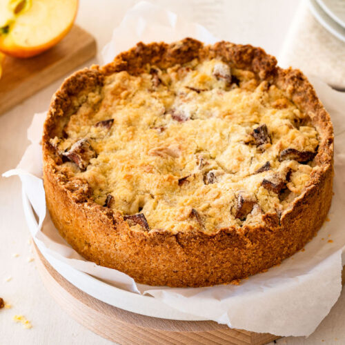 Schneller Apfelkuchen aus der Heißluftfritteuse