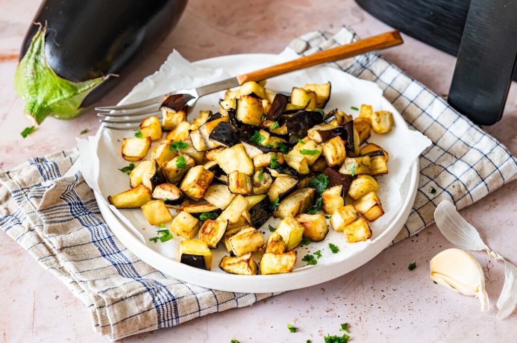 Aubergine Frittieren Ohne Panade
