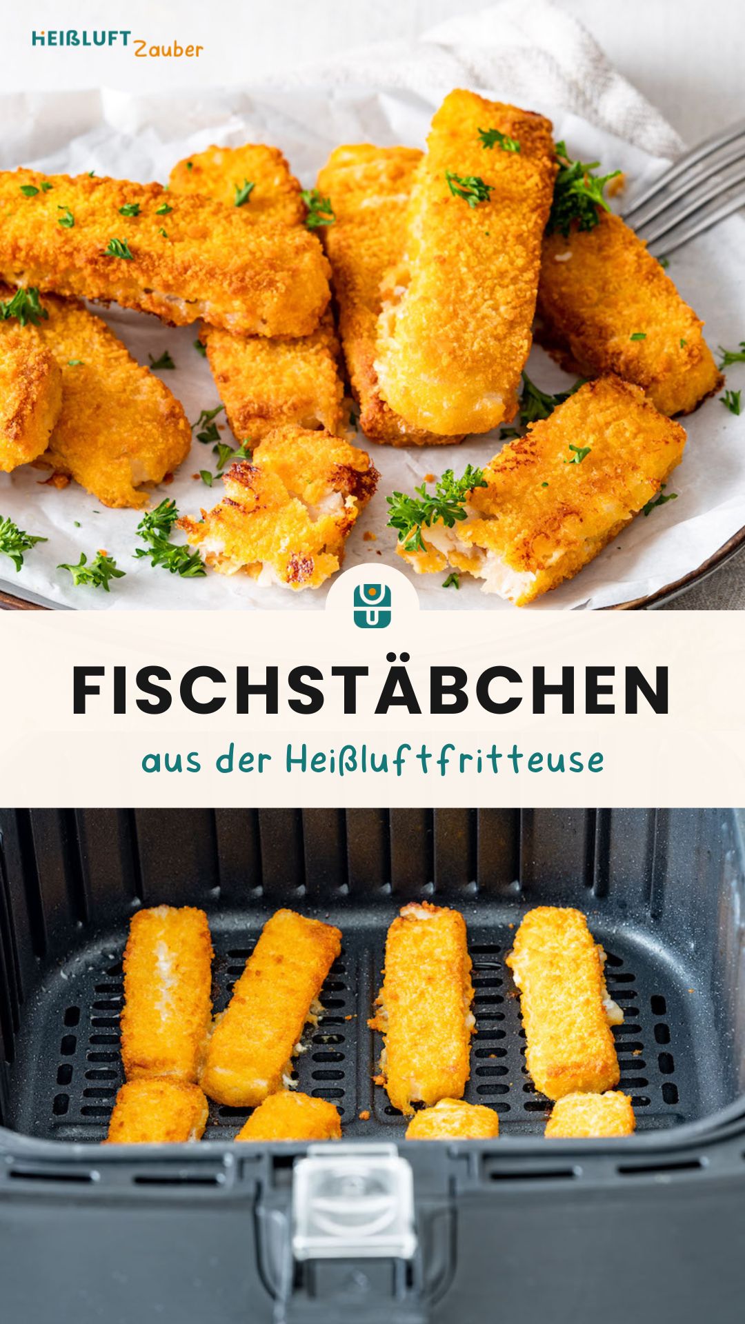 Fischstäbchen aus der Heißluftfritteuse So geht